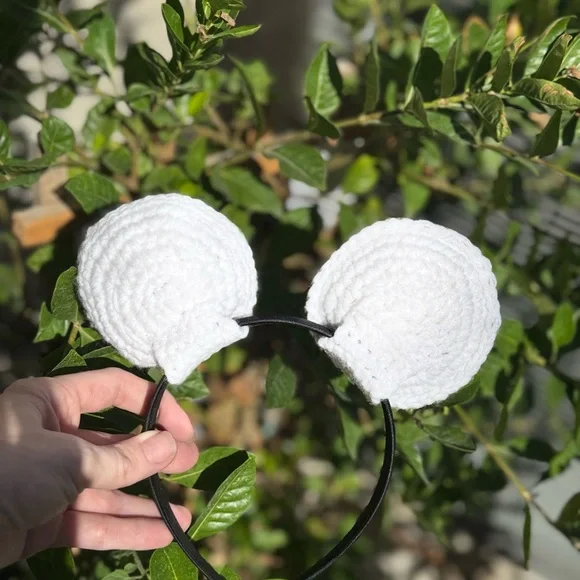 Crochet Jack Skellington Mickey Ears - Picture 4 of 4